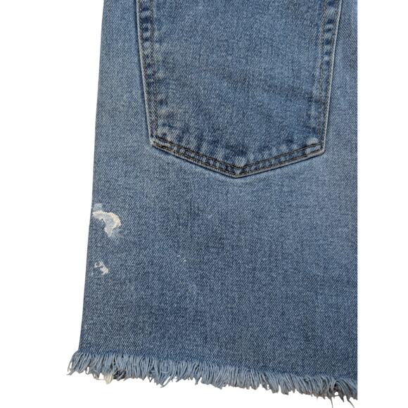 VTG Wrangler Shorts Mens Size 40x 4” Blue Cut Off Shorts Denim USA 90s Y2K - Picture 8 of 12